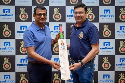 റോയല് ചലഞ്ചേഴ്സിന്റെ ടൈറ്റില് സ്പോണ്സര്ഷിപ്പ് മുത്തൂറ്റ് ഫിന്കോര്പ്പിന്