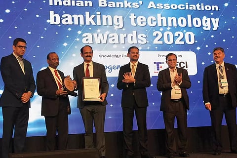 ബാങ്കിംഗ് ടെക്നോളജി: ആറ് അവാര്ഡുകള് സ്വന്തമാക്കി സൗത്ത് ഇന്ത്യന് ബാങ്ക്