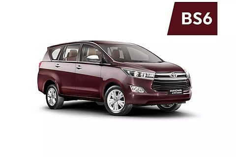 ബിഎസ്6 ഇന്നോവ ക്രിസ്റ്റ അവതരിപ്പിച്ചു, വില കൂട്ടി