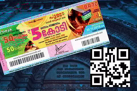 ക്യു.ആര് കോഡുള്ള ലോട്ടറി ടിക്കറ്റ് 2020 ജനുവരി മുതല്