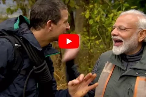 മാന് Vs വൈല്ഡില് വരുന്ന ആദ്യ പ്രധാനമന്ത്രി; ആ ക്രെഡിറ്റും മോദിക്ക്, വിഡിയോ കാണാം