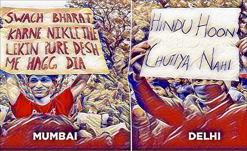 Hindu Millennials Anti-CAA Slogans