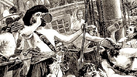 Bengali Arrack and Bouleponge: A Glimpse into the Savage Lifestyle of European Naval Merchants and their Crew in the 17th Century Mughal Empire