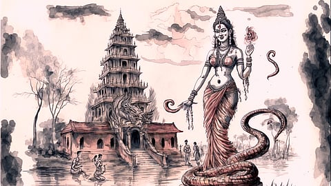 The Story of Manasa Devi the Naga Goddess of Bhagirathi