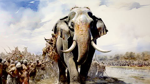 Maharaja Jayachandra’s White Elephant that Refused to Salute Muhammad Ghori