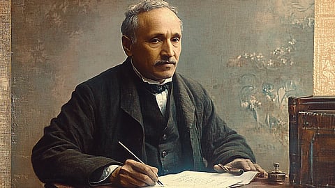 Illustration of Jadunath Sarkar