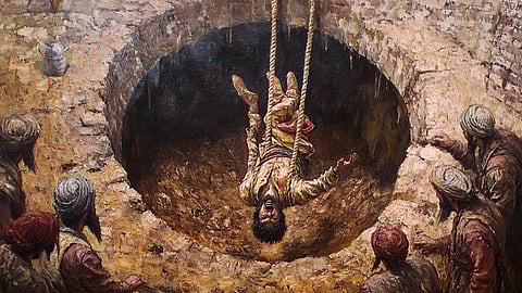 Illustration of Murshid Quli Khan's Torture Method