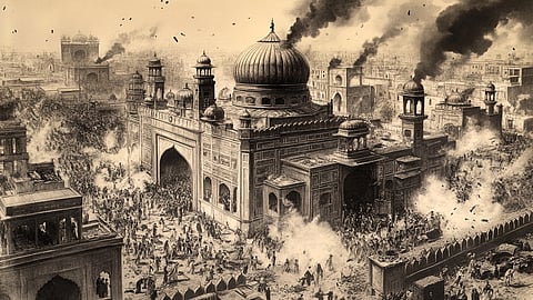 Siege of Delhi Illustration