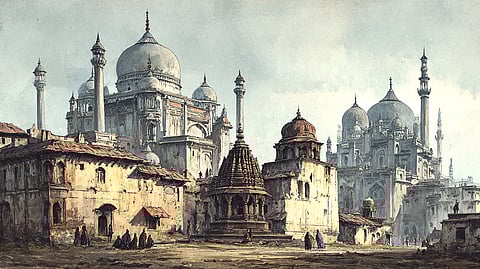 Ghar-Wapsi Temple Surrounded by Mosque.jpg