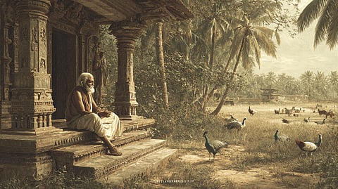 A typical Brahmin who lived in our villages