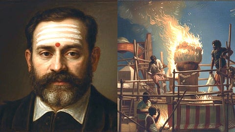 Illustration of Justice Swaminathan and Deepathoon