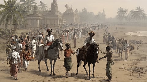 Illustration of Ordinary Hindus in the medieval period