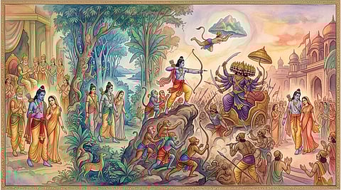 Illustration of the Ramayana