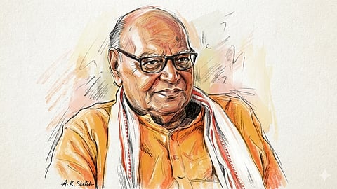 Illustration of S.R. Ramaswamy