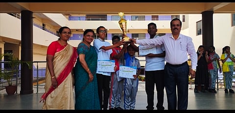 Victory for Trijesh from Sree Ayyappa Education Centre CBSE,Medarahalli