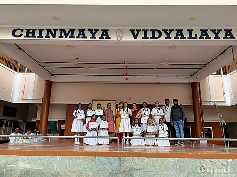 Chinmaya Vidyalaya, St John’s Road, hosts Throwball Tournament