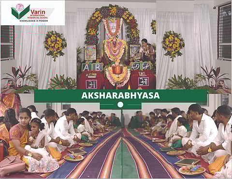 Varin marks new academic year with Vidyarambha rituals