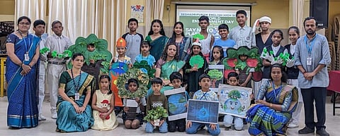 Seshadripuram English High School takes a green pledge