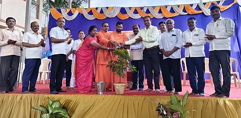 J S S Vidyapeeth marks Yoga Day with a green touch