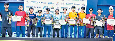 Karnataka shuttlers dominate court