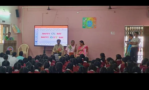 Subhash Memorial PU College marks CA Day