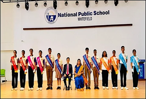 NPS Whitefield inducts student council