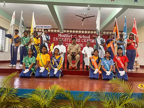Montfort Vidyasagar School conducts investiture ceremony