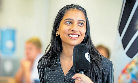 Divya Deshmukh beat former world champion Zhongyi Tan to progress to the final of the FIDE Women’s World Chess Cup on Wednesday.