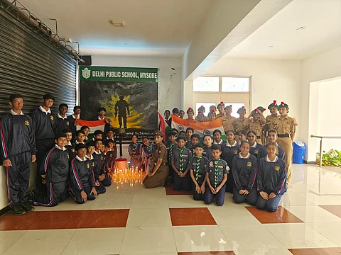 Delhi Public School, Mysuru, marks Kargil Vijay Diwas