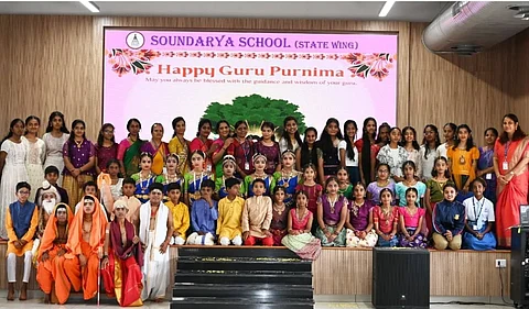 Soundarya School celebrates Guru Purnima