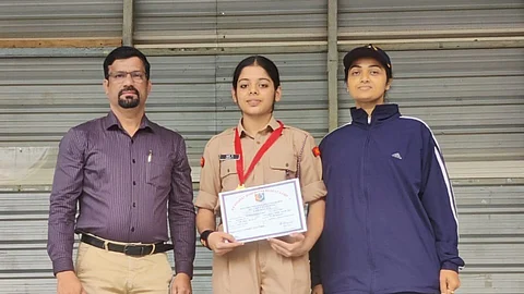Carmel High School cadet shines at national NCC camp