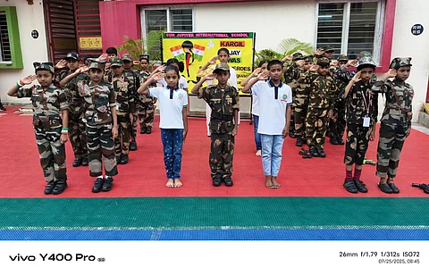 Sun Jupiter School students honour Kargil heroes