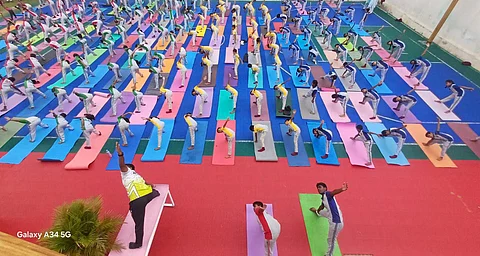 Sun Jupiter School celebrates International Yoga Day