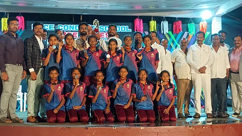 Sri Sarada Devi Vidya Kendra wins runner-up in Kho-Kho