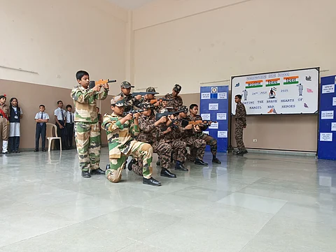 Seshadripuram High School pays tribute on Kargil Vijay Diwas