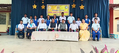 Ideal Jawa Rotary School inducts Interact Club leaders