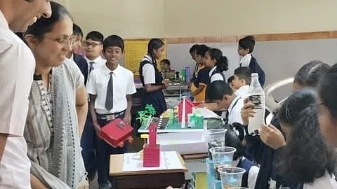 JSS Public School hosts Art, Science, and Mathematics Exhibition