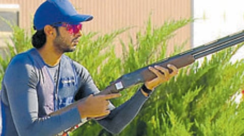 Anant Jeet Singh Naruka fired India’s first individual gold in the ongoing Asian Championships after triumphing in the men’s skeet final