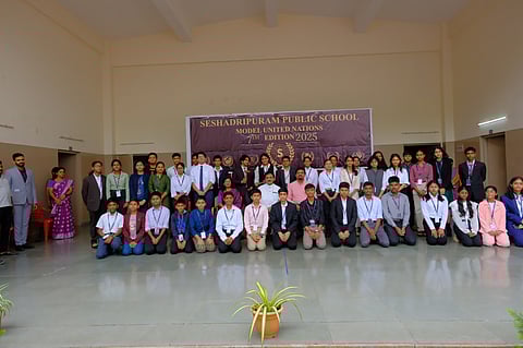 Seshadripuram Public School hosts 7th MUN conference