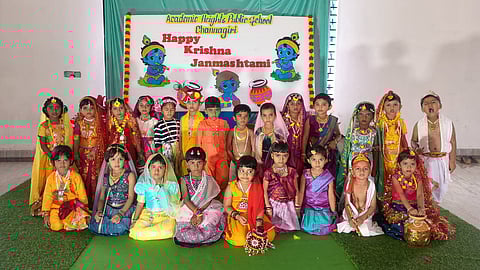Academic Heights Public School marks Krishna Janmashtami