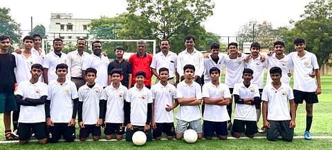 Sharana Basaveshwara PU College wins district football title