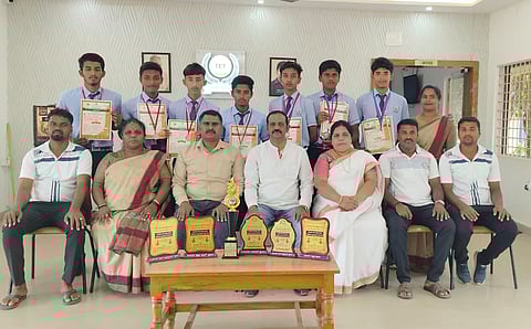 Talent Educational Institute triumphs at Hunsur taluk sports meet