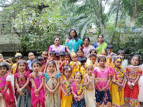 DBM & RJS High School celebrates Krishna Janmashtami