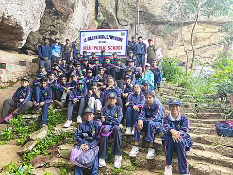 Delhi Public School cadets trek through Malavalli