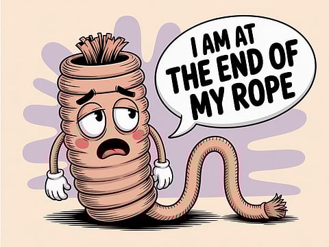 Hold on with rope-inspired idioms