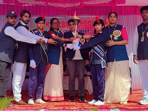 KSR CBSE School hosts Annual Sports Meet