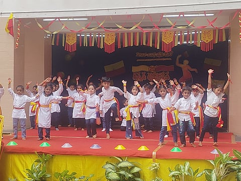 St John’s High School celebrates Kannada Rajyotsava