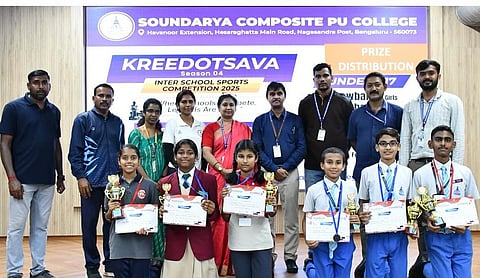Soundarya School performs well in chess competition
