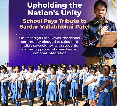 Soundarya School observes Rashtriya Ekta Diwas