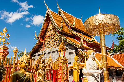 Why do bells at a temple in Thailand
sound deeper than their size?